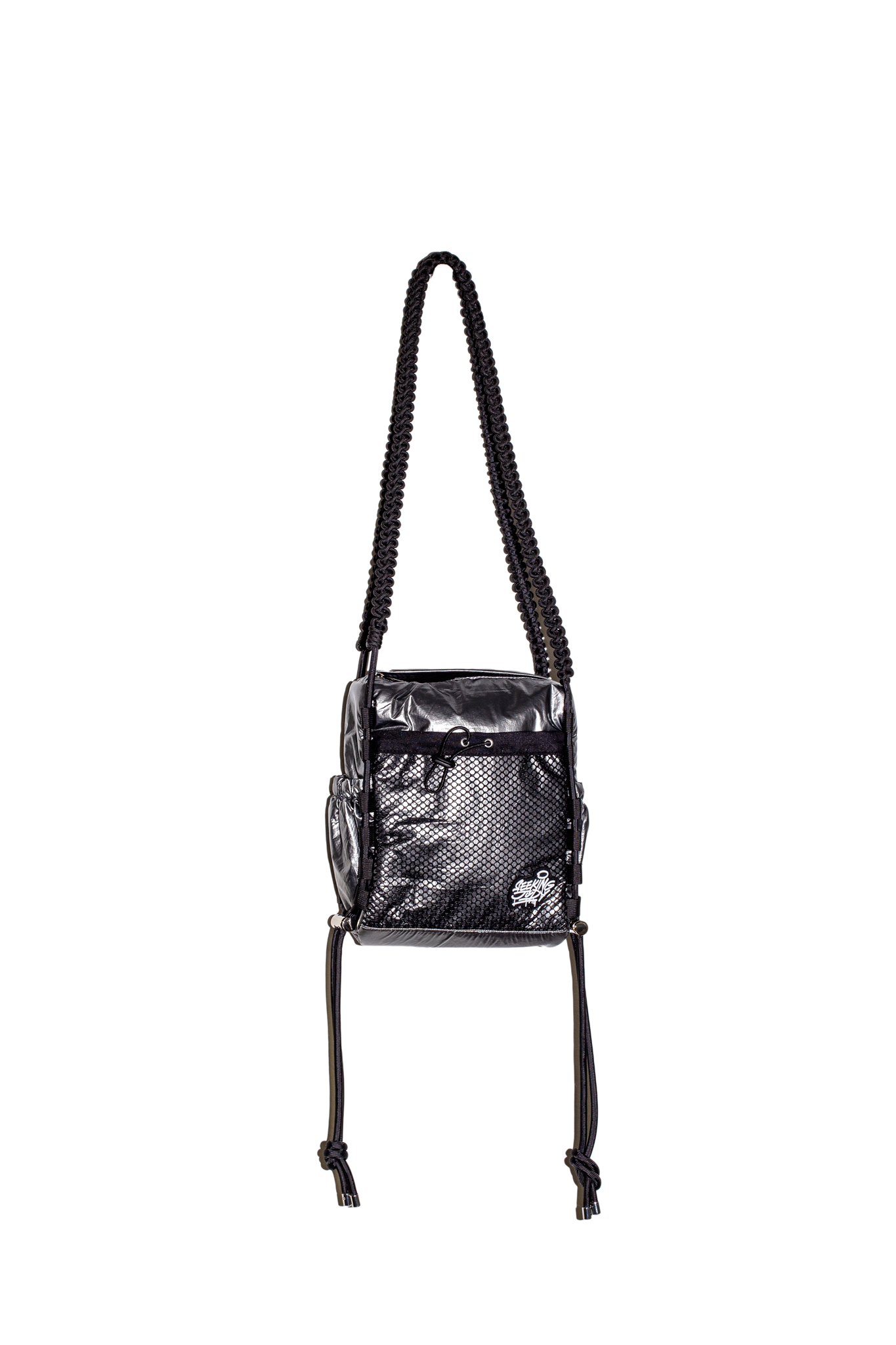 'Rain proof' Small Metallic Bag Sliver