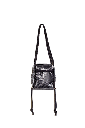 'Rain proof' Small Metallic Bag Sliver