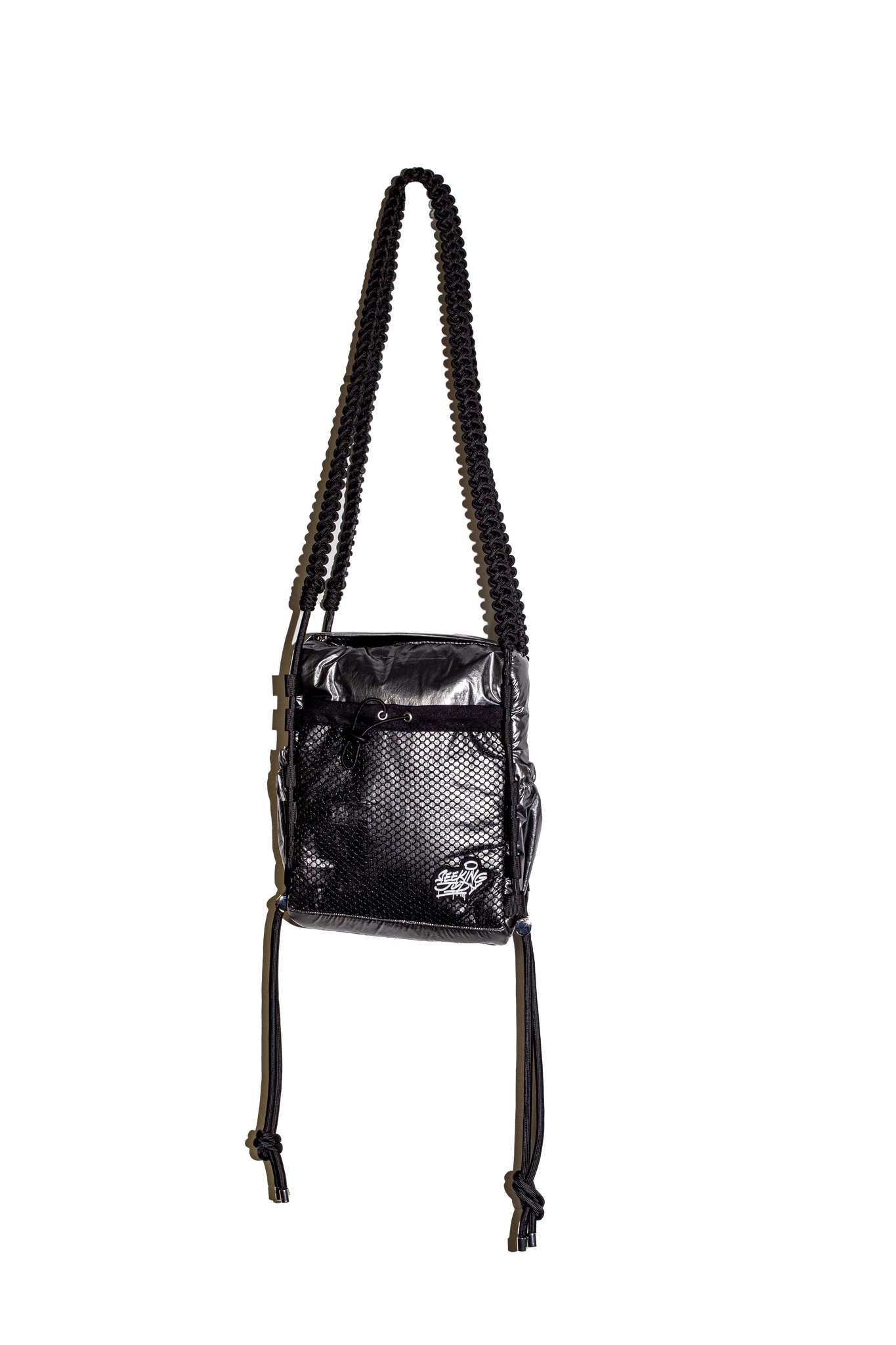 'Rain proof' Small Metallic Bag Sliver