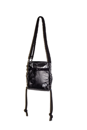 'Rain proof' Small Metallic Bag Sliver