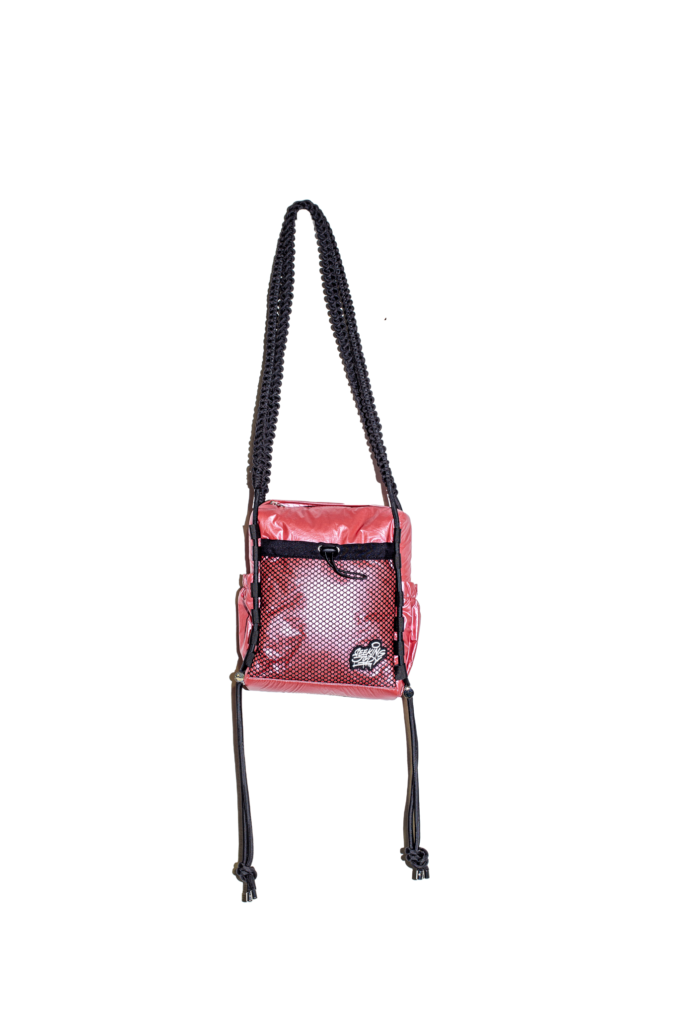 'Rain proof' Small Metallic Bag Pink