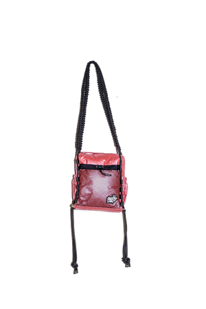 'Rain proof' Small Metallic Bag Pink