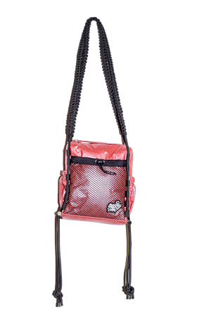 'Rain proof' Small Metallic Bag Pink