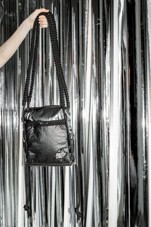 'Rain proof' Small Metallic Bag Sliver