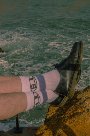 White SJ Socks (Organic Cotton)